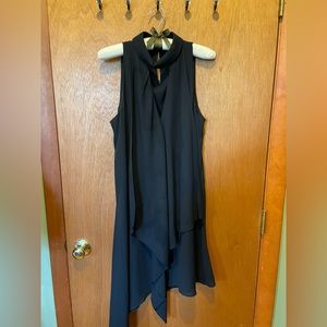 Maggy London high-neck black dress